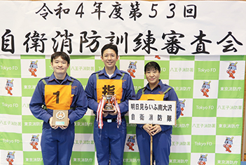 自衛消防訓練で準優勝！（写真）