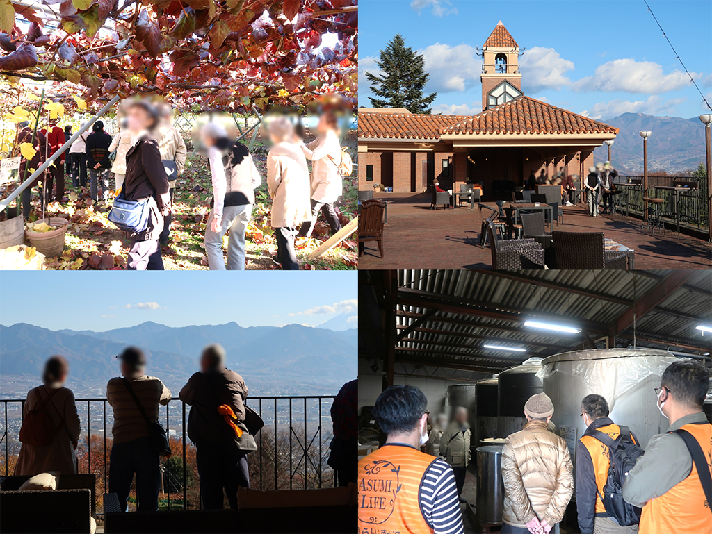 秋の遠足②　山梨～フレンチ料理とワイナリー見学～の写真