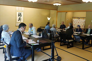 外出昼食会～鴬啼庵～（写真）