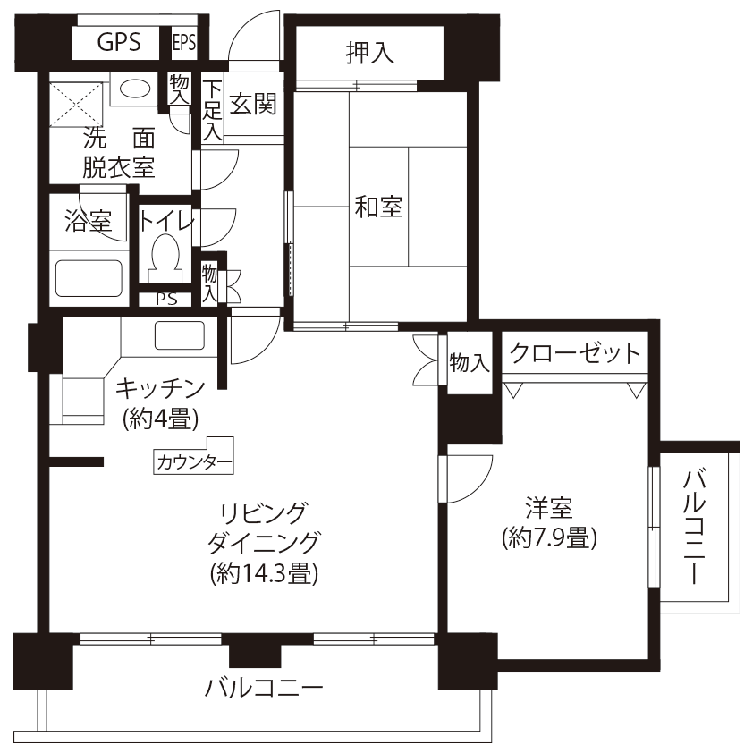 今月の対象住戸図面