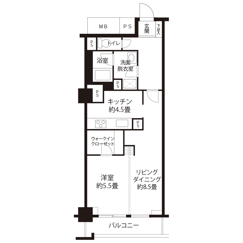 今月の対象住戸図面