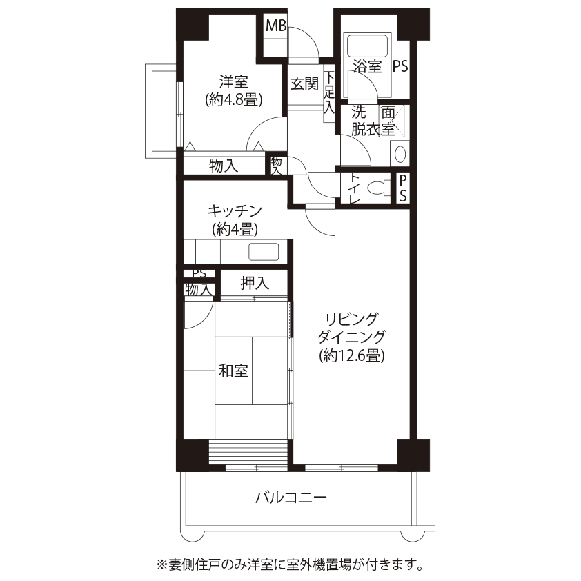 今月の対象住戸図面