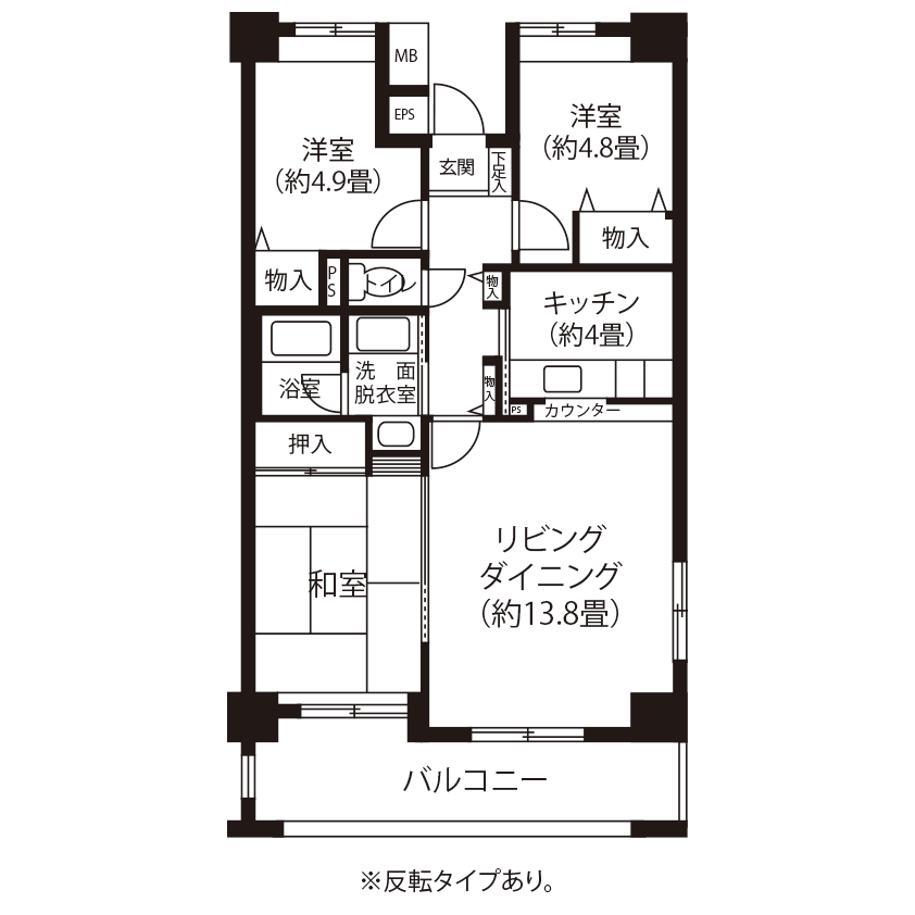 今月の対象住戸図面