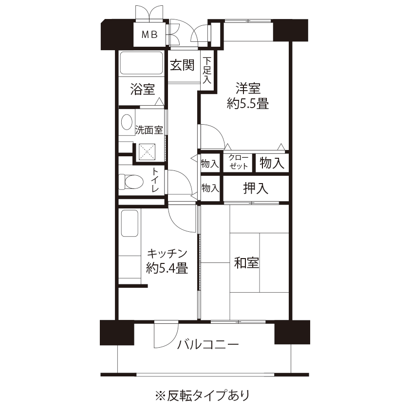 今月の対象住戸図面