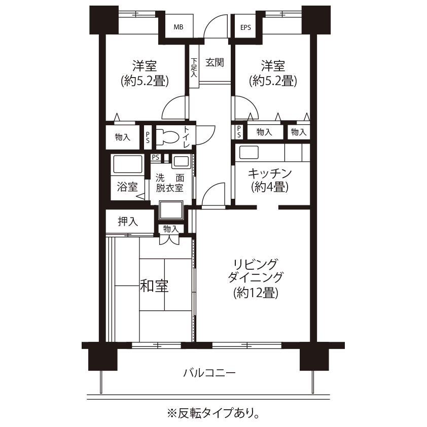今月の対象住戸図面