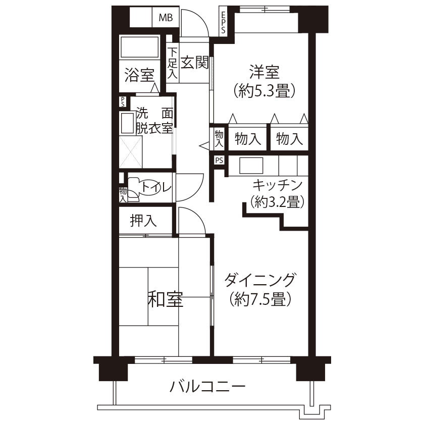 今月の対象住戸図面