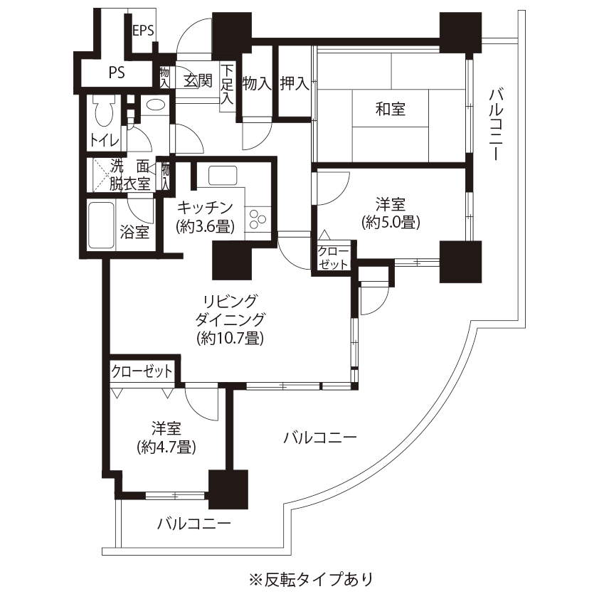 今月の対象住戸図面