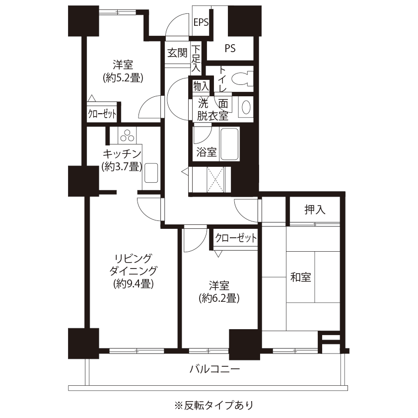 今月の対象住戸図面