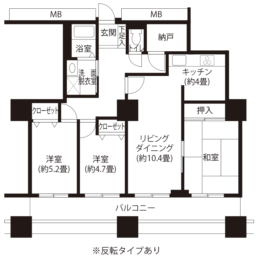 今月の対象住戸図面