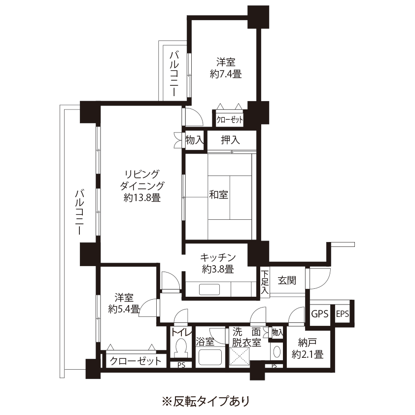 今月の対象住戸図面