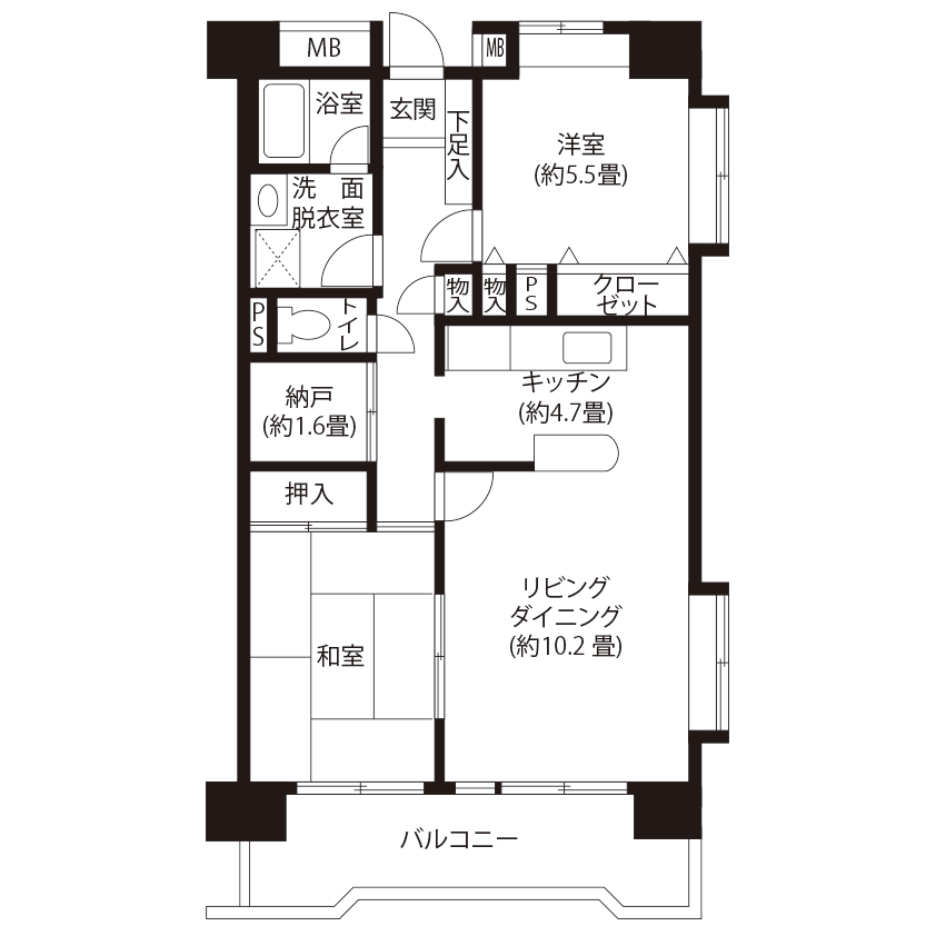 今月の対象住戸図面