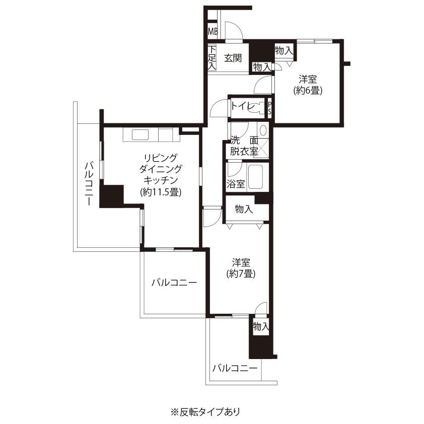 今月の対象住戸図面