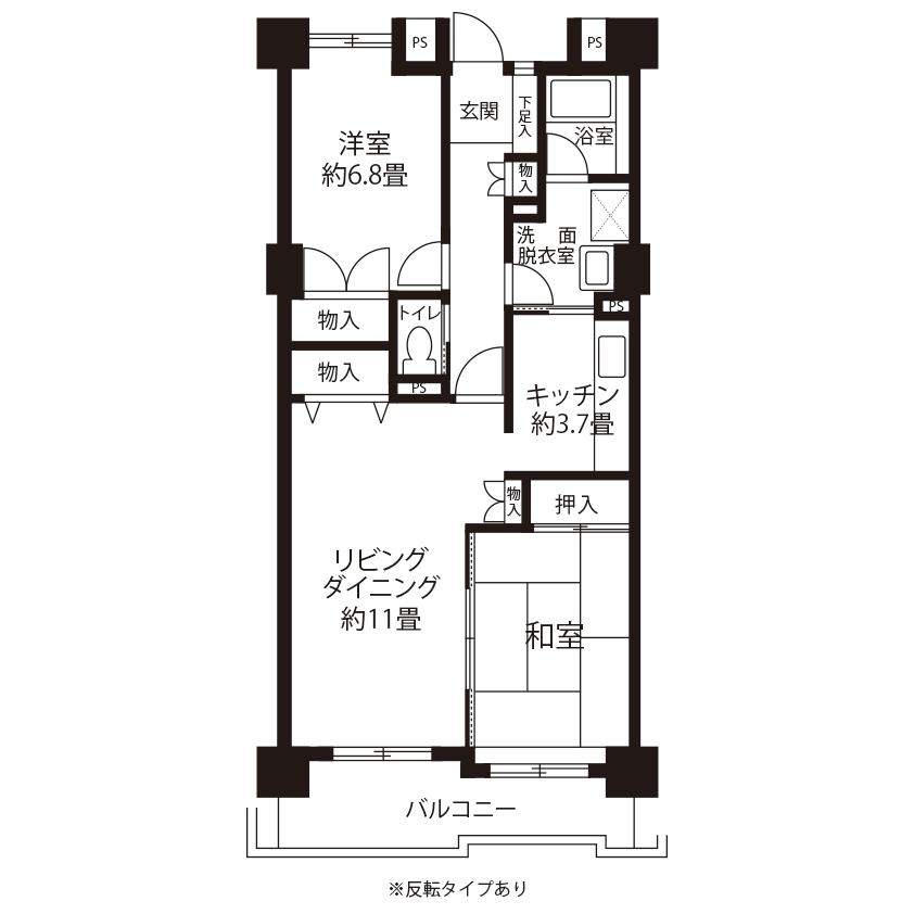 今月の対象住戸図面