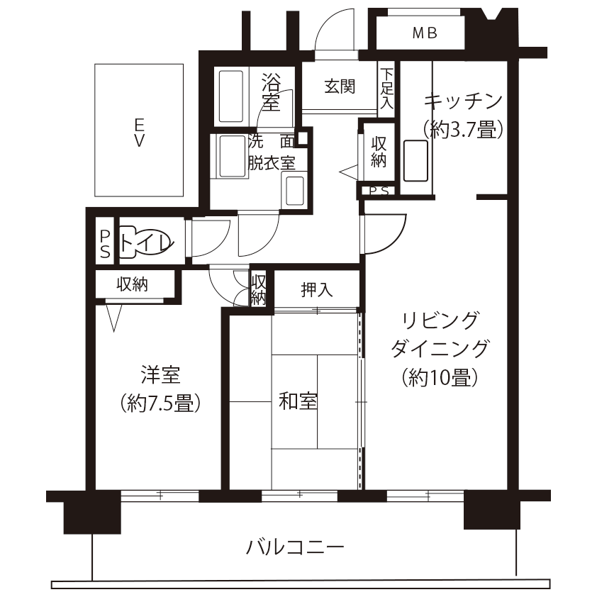 今月の対象住戸図面