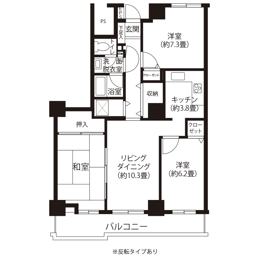 今月の対象住戸図面