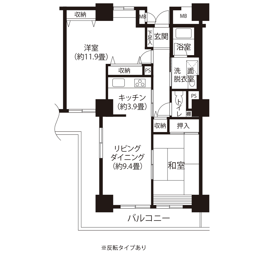 今月の対象住戸図面
