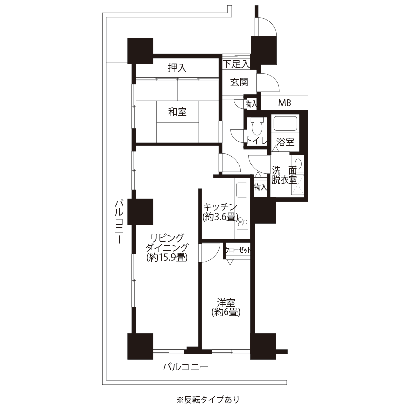 今月の対象住戸図面