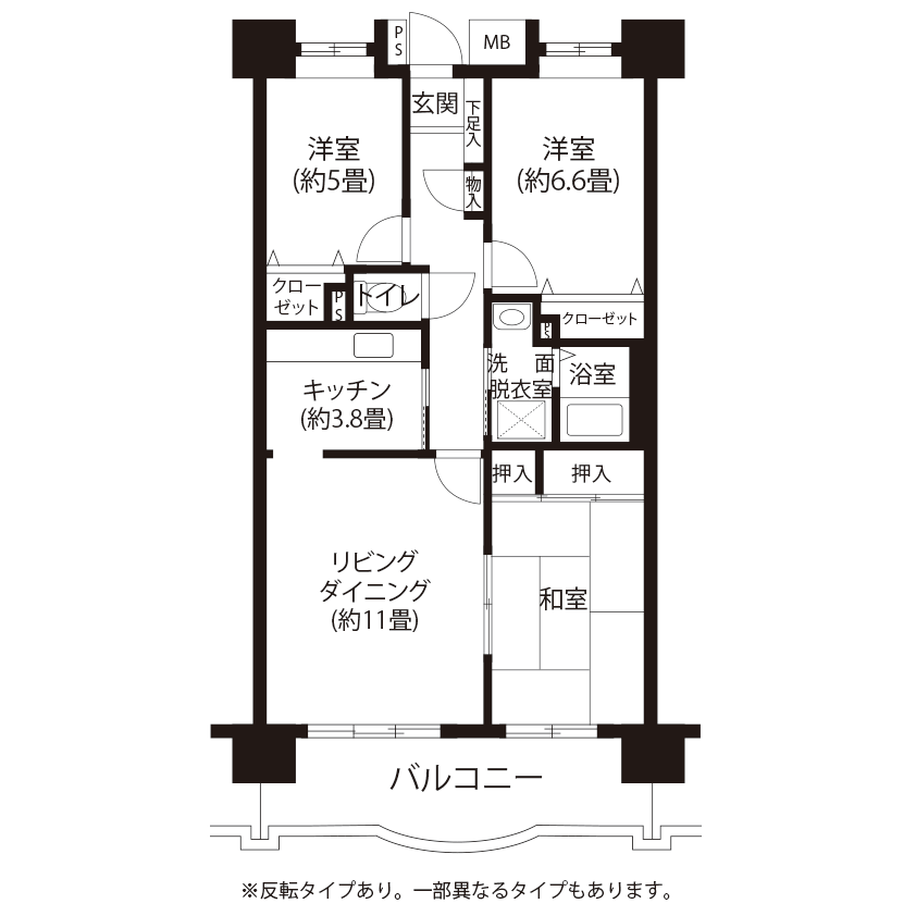 今月の対象住戸図面