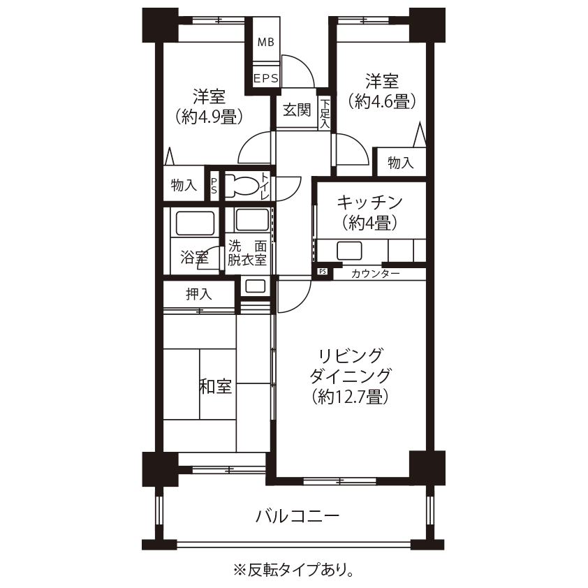 今月の対象住戸図面