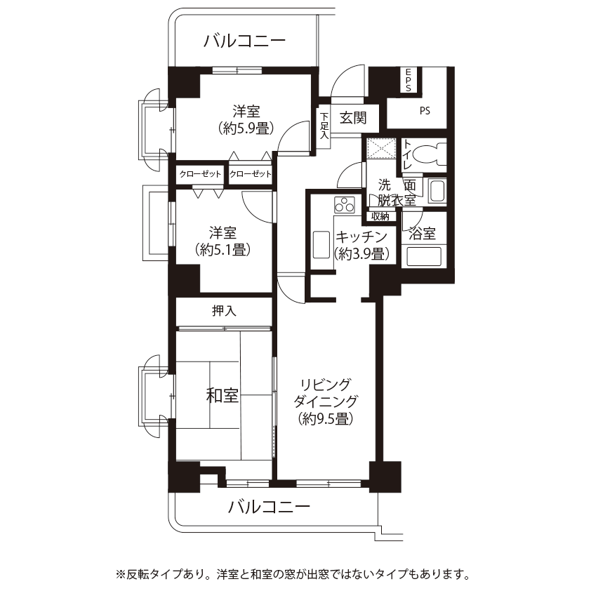 今月の対象住戸図面