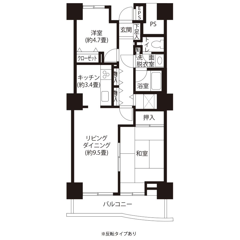 今月の対象住戸図面