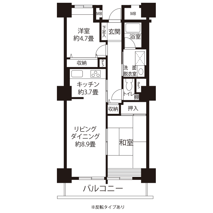 今月の対象住戸図面