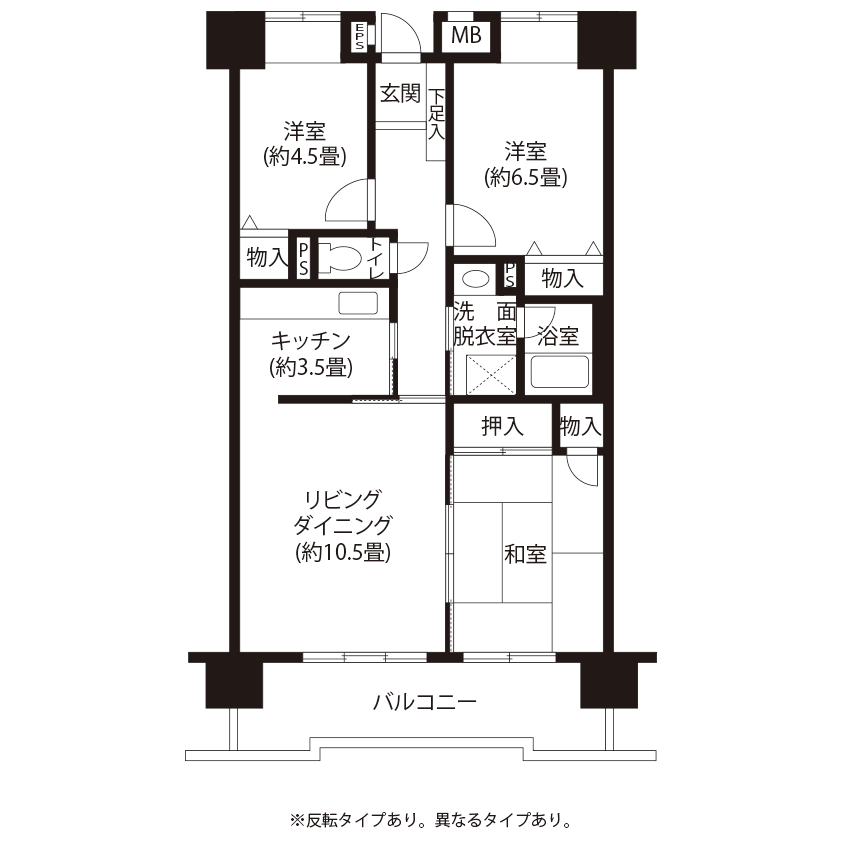 今月の対象住戸図面