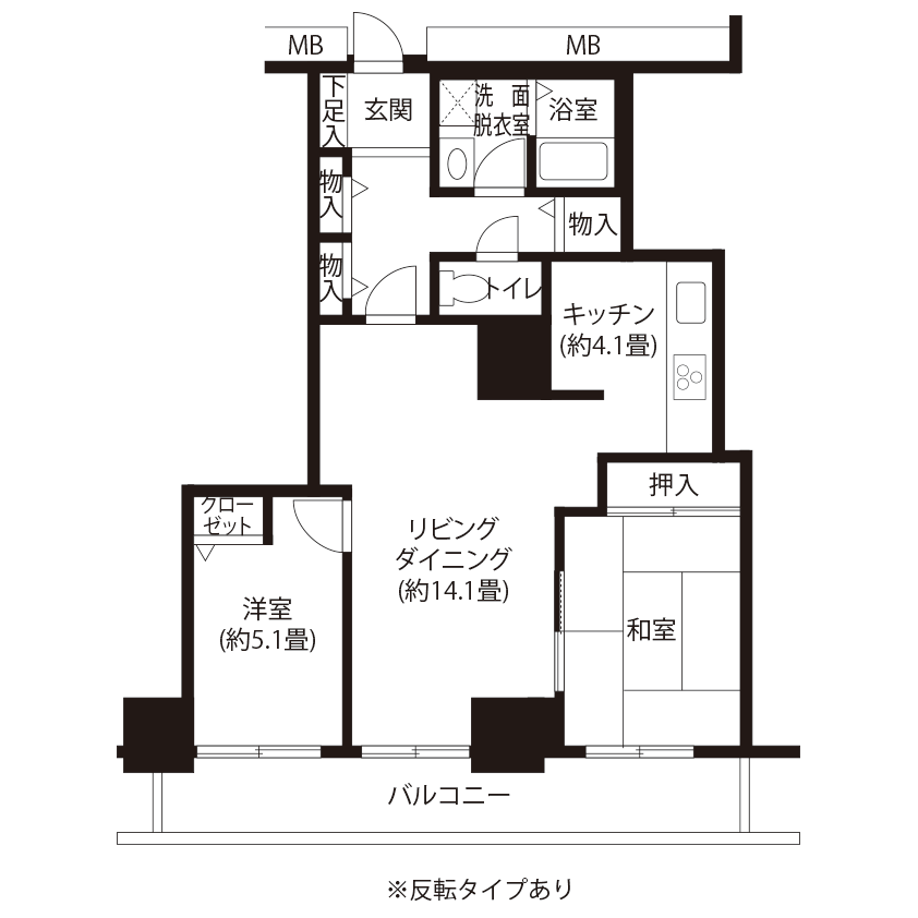 今月の対象住戸図面