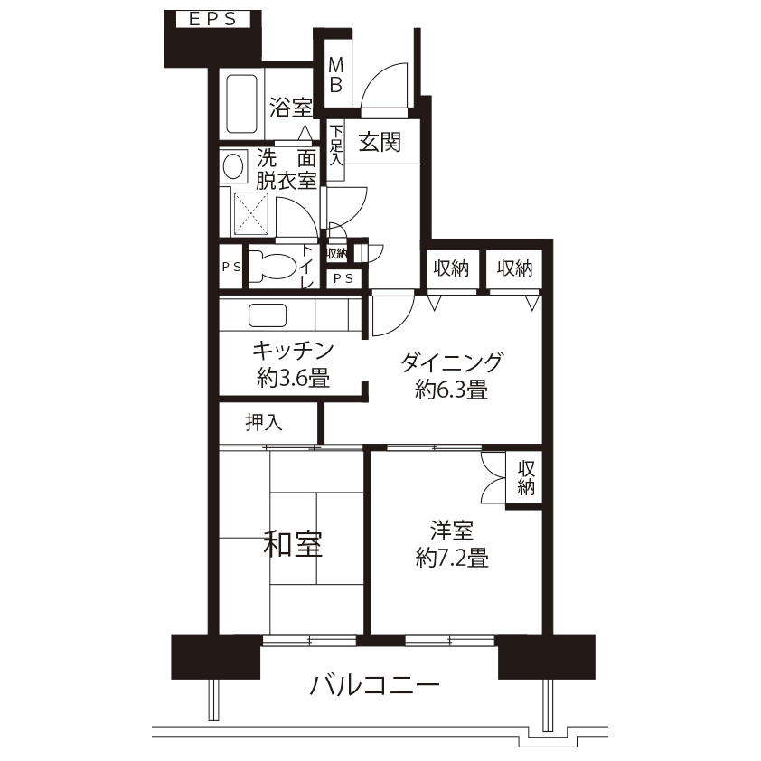 今月の対象住戸図面