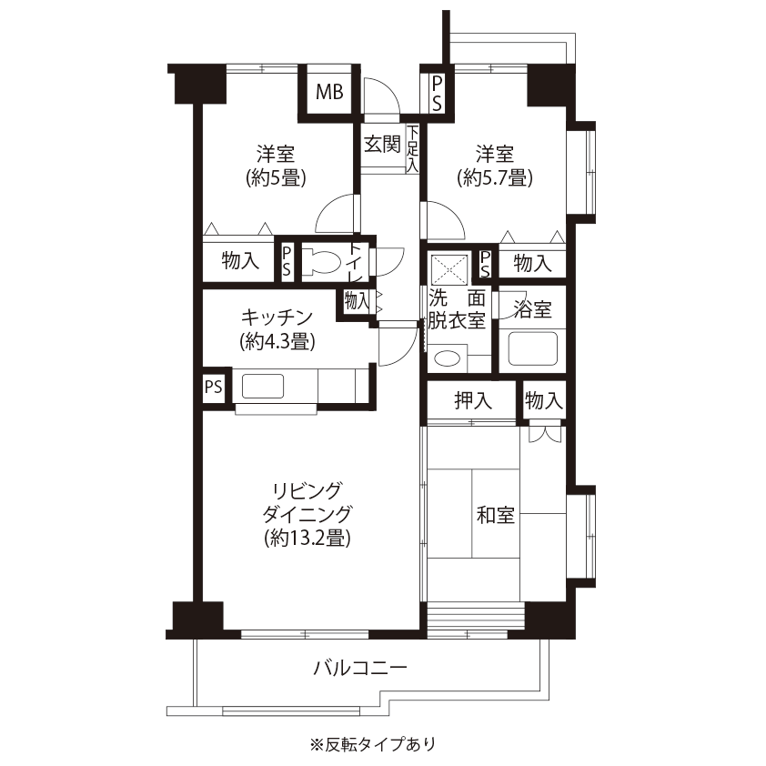 今月の対象住戸図面