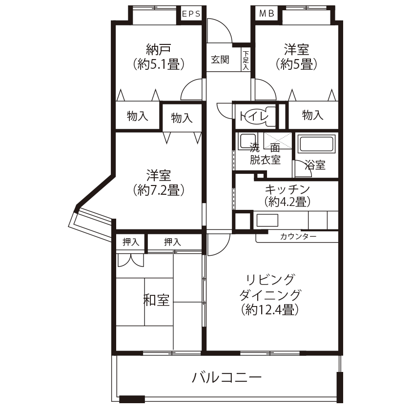 今月の対象住戸図面