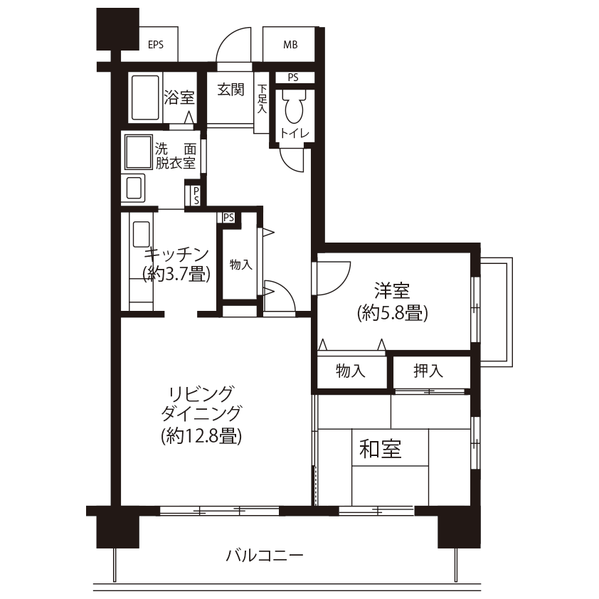 今月の対象住戸図面
