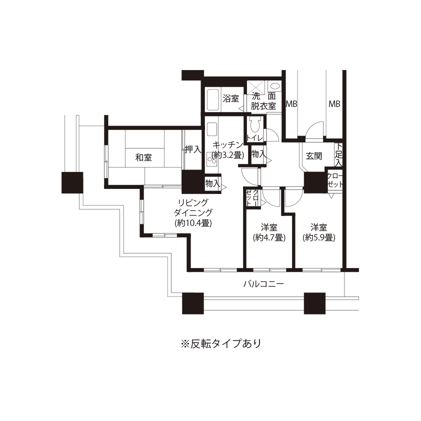今月の対象住戸図面