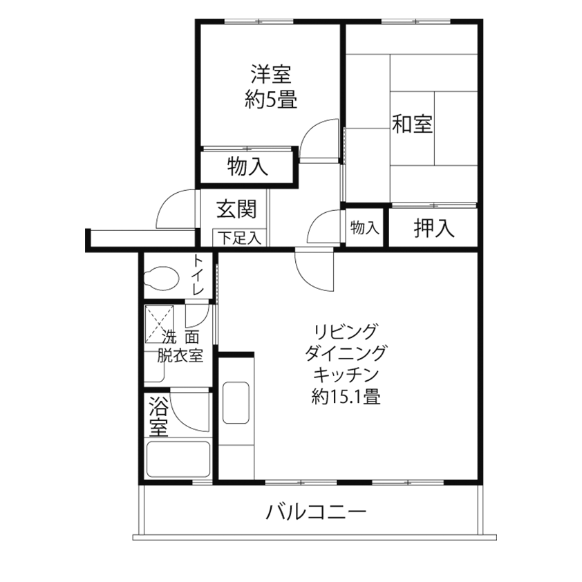 コーシャハイム南大沢(NNR1)の間取り図