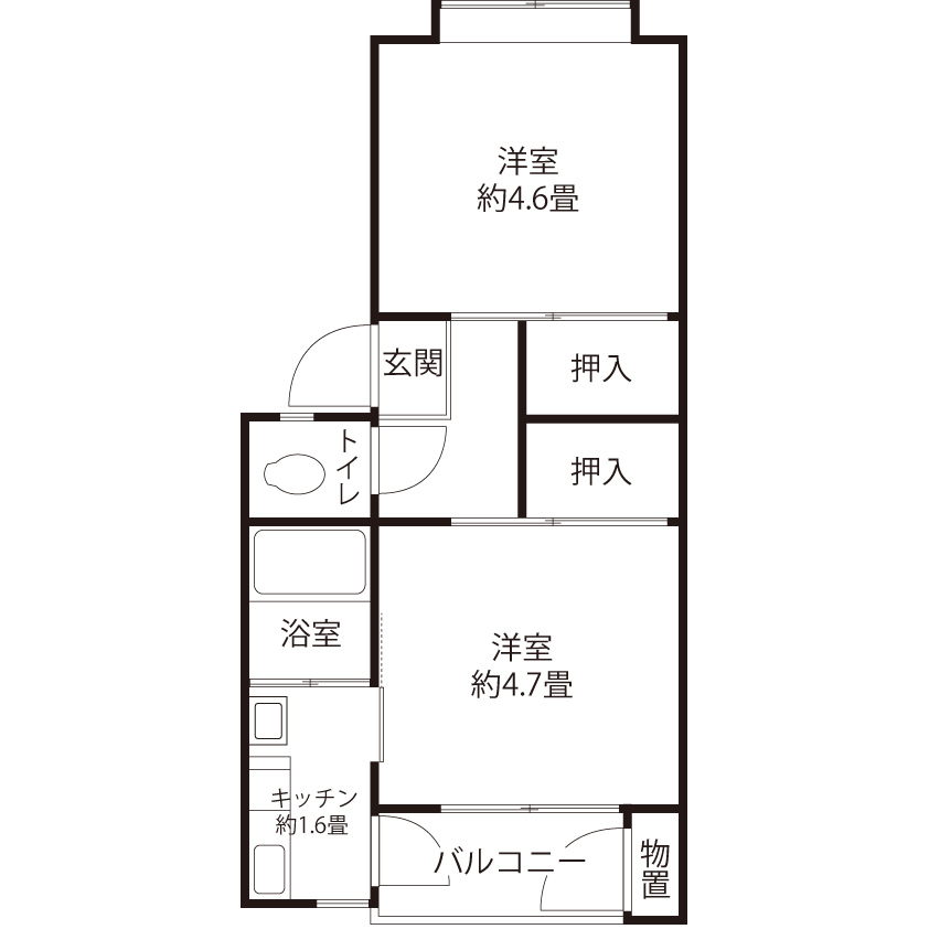 興野町(ER3)の間取り図