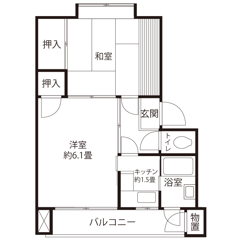 興野町(CR3)の間取り図