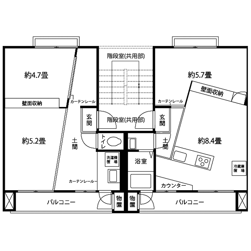 興野町(CR5)の間取り図