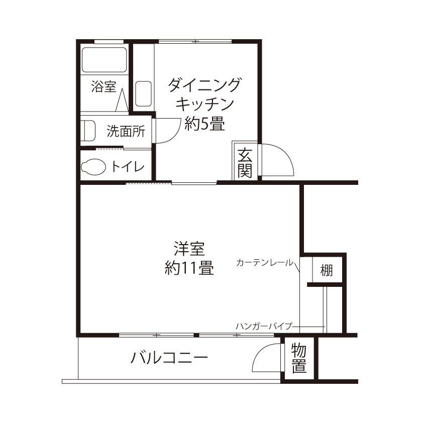 久米川駅東(BR2)の間取り図