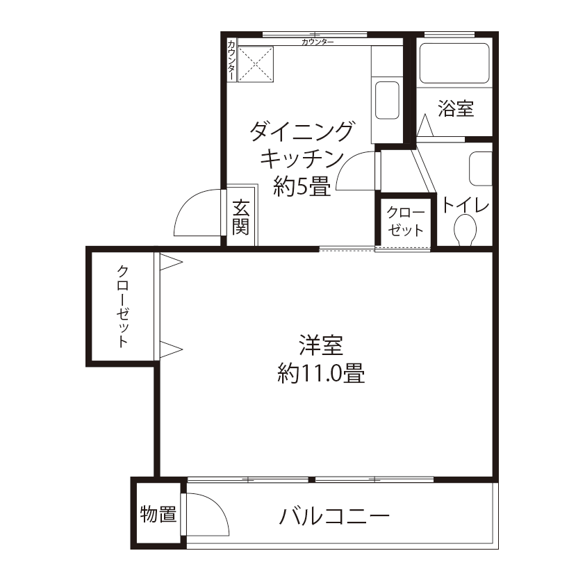境川住宅(BR4)の間取り図