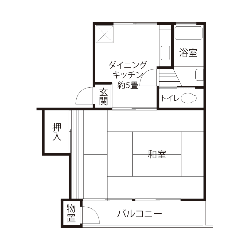 平尾(BR1)の間取り図