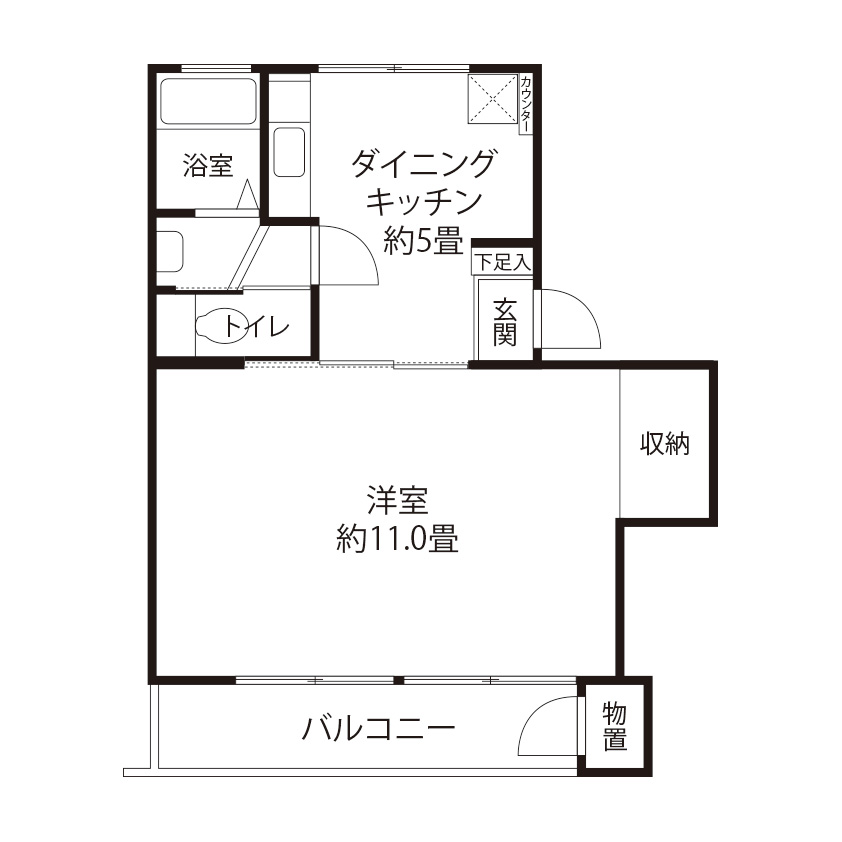 平尾(BR2)の間取り図