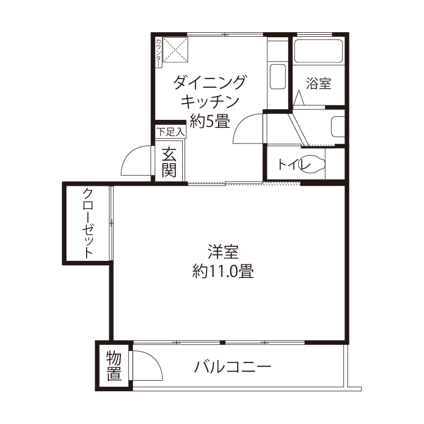 平尾(BR3)の間取り図