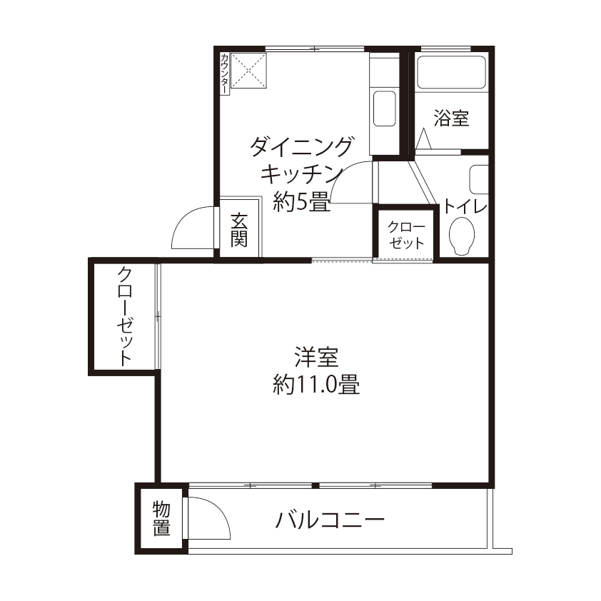 平尾(BR5)の間取り図