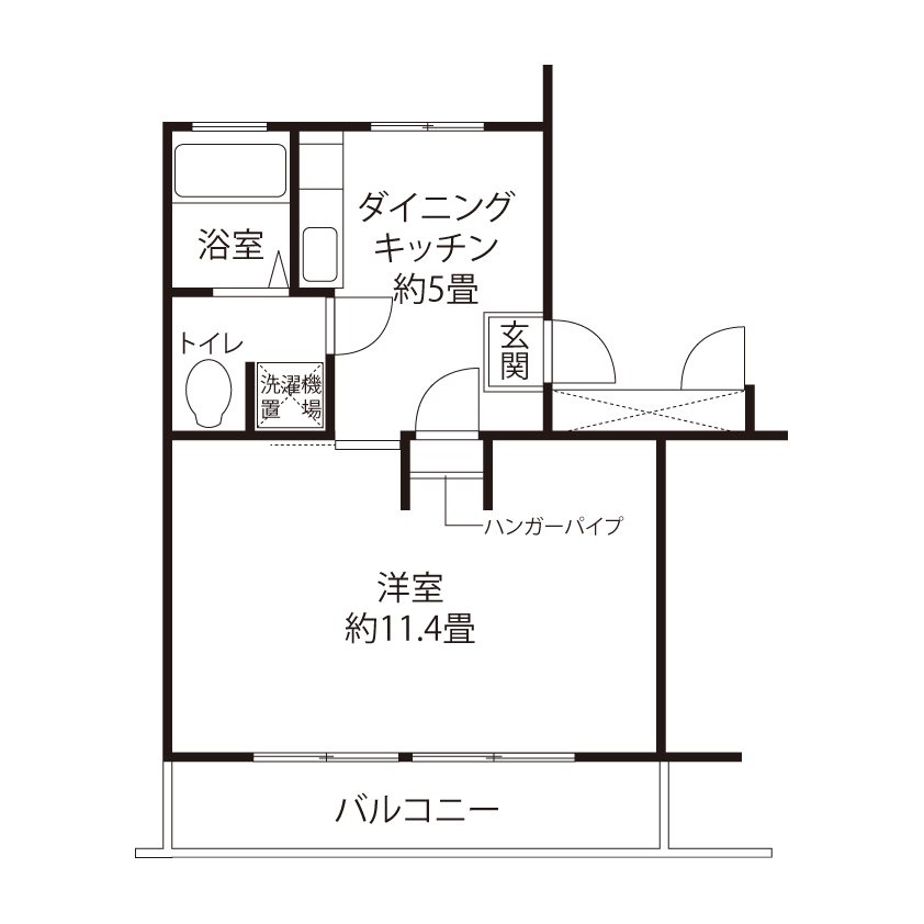 清瀬台田(BNR1)の間取り図