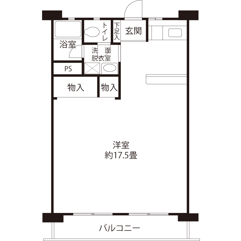 南砂(V3R3)の間取り図
