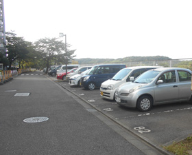 都営下柚木団地駐車場の写真