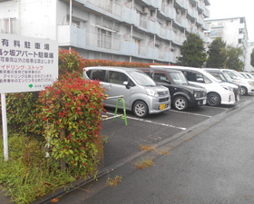 都営高ケ坂アパート駐車場の写真