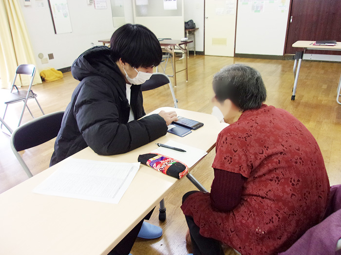 スマホ相談会の様子その3