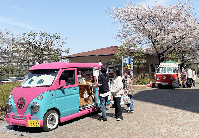 キッチンカー出店の様子その1