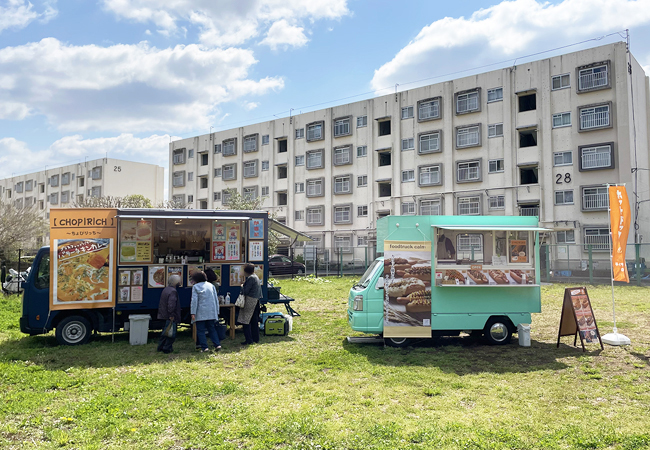 キッチンカー出店の様子その4